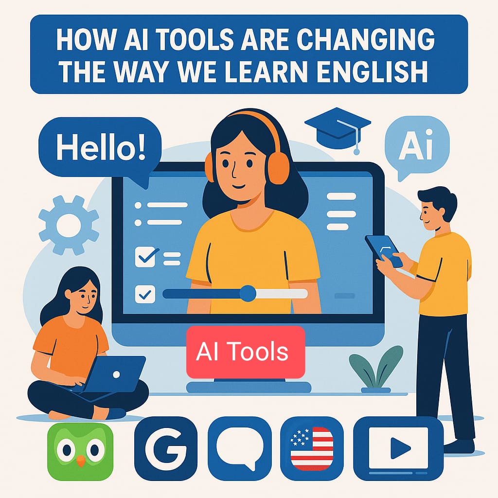 Discover how AI-powered tools are transforming English learning in 2025. From smart apps to real-time corrections, here’s what’s new.